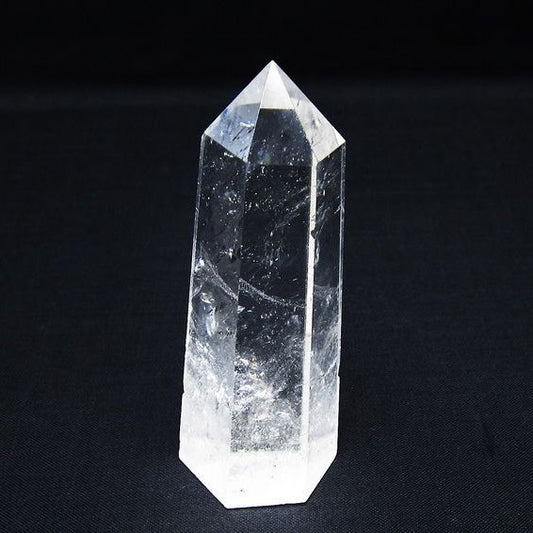 水晶 六角柱 ポイント 置物 一点物 142-10064