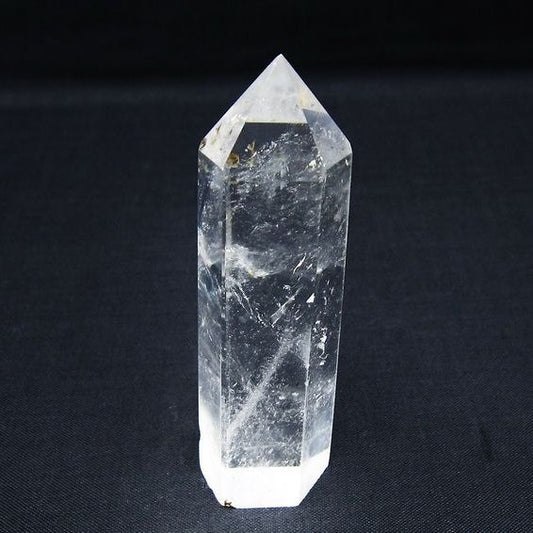 水晶 六角柱 ポイント 置物 一点物 142-10068