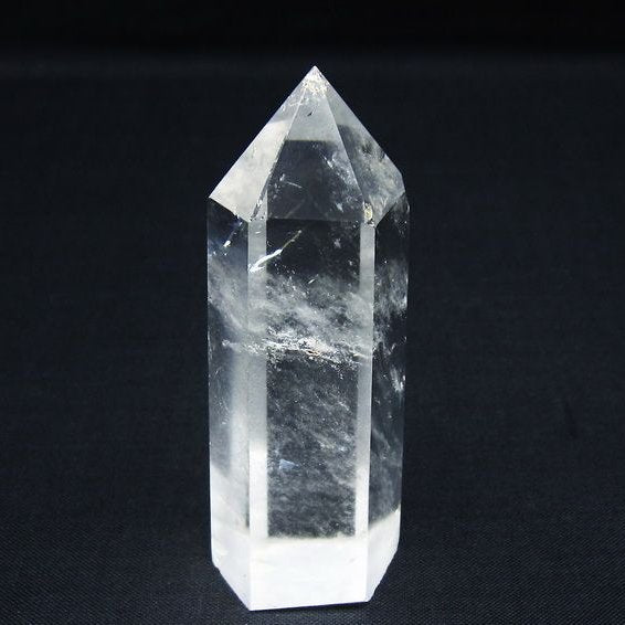水晶 六角柱 ポイント 置物 一点物 142-10078