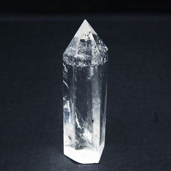 水晶 六角柱 ポイント 置物 一点物 142-10080