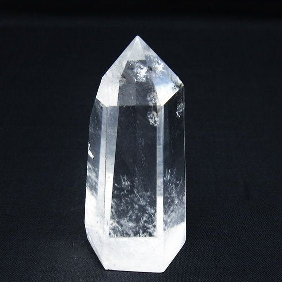 水晶 六角柱 ポイント 置物 一点物 142-10082