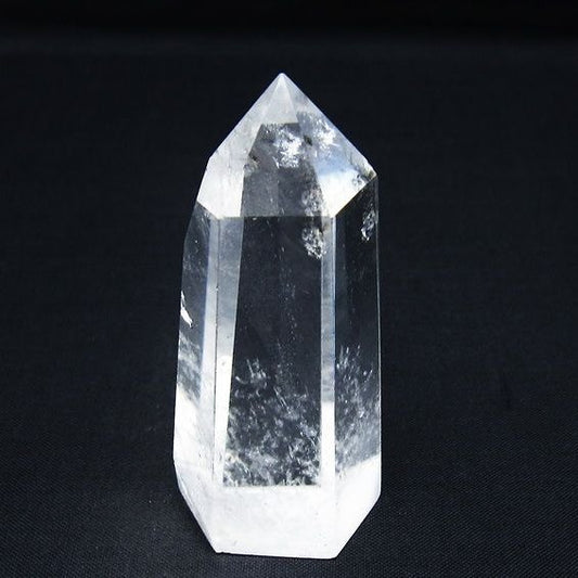 水晶 六角柱 ポイント 置物 一点物 142-10082