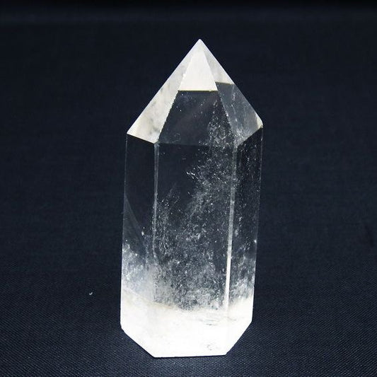 水晶 六角柱 ポイント 置物 一点物 142-10085