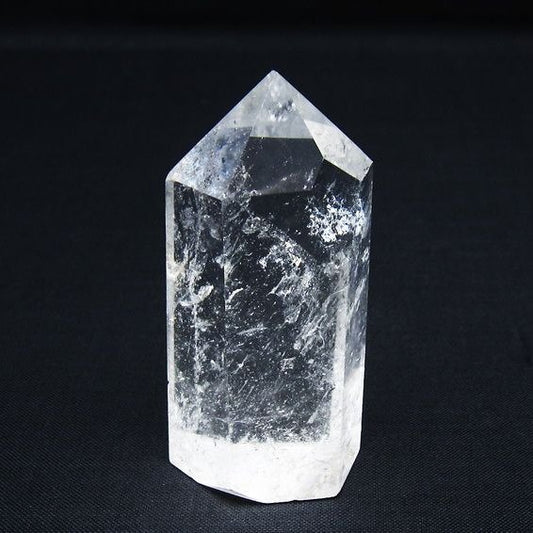 水晶 六角柱 ポイント 置物 一点物 142-10086