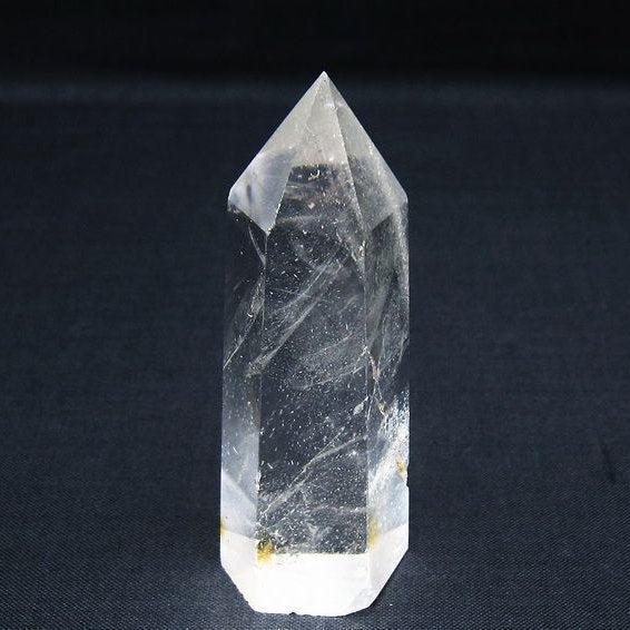 水晶 六角柱 ポイント 置物 一点物 142-10092