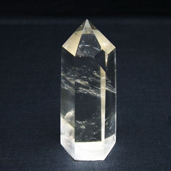 水晶 六角柱 ポイント 置物 一点物 142-10097
