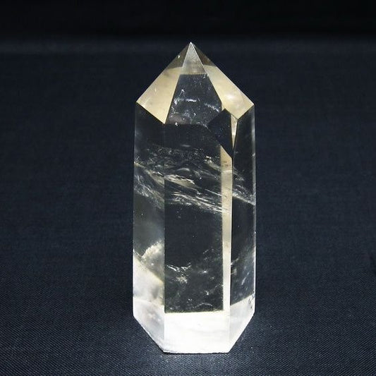 水晶 六角柱 ポイント 置物 一点物 142-10097