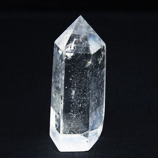 水晶 六角柱 ポイント 置物 一点物 142-10100