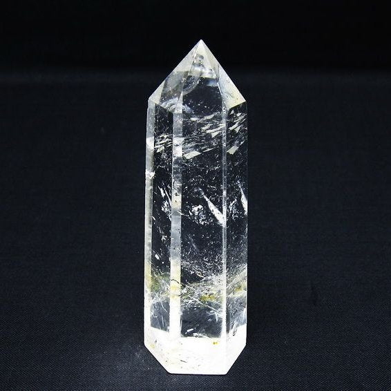 水晶 六角柱 ポイント 置物 一点物 142-10119