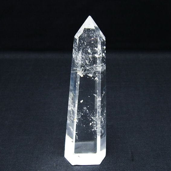 水晶 六角柱 ポイント 置物 一点物 142-10125