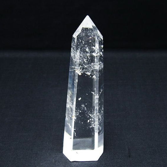 水晶 六角柱 ポイント 置物 一点物 142-10125