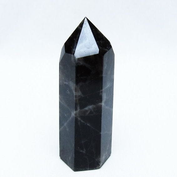 モリオン 黒水晶 六角柱 ポイント 142-10613