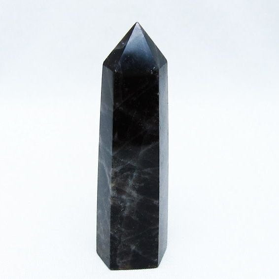 モリオン 黒水晶 六角柱 ポイント 142-10618