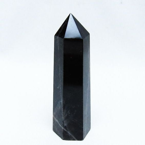 モリオン 黒水晶 六角柱 ポイント 142-10619