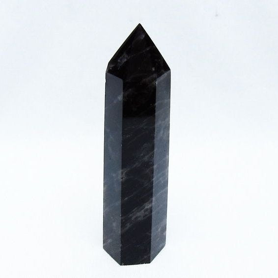 モリオン 黒水晶 六角柱 ポイント 142-10622