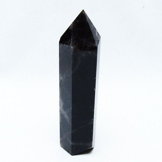 モリオン 黒水晶 六角柱 ポイント 142-10624
