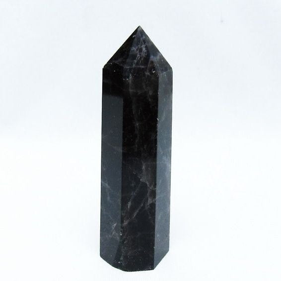 モリオン 黒水晶 六角柱 ポイント 142-10626