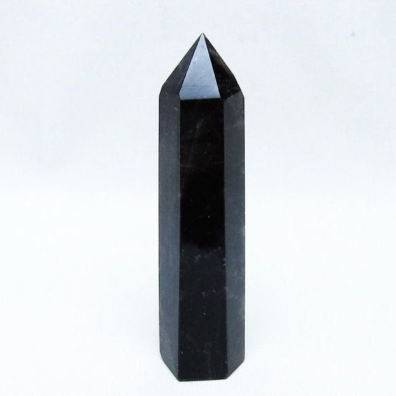 モリオン 黒水晶 六角柱 ポイント 142-10631