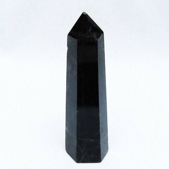 モリオン 黒水晶 六角柱 ポイント 142-10635