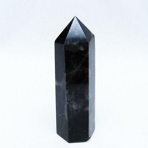 モリオン 黒水晶 六角柱 ポイント 142-10640