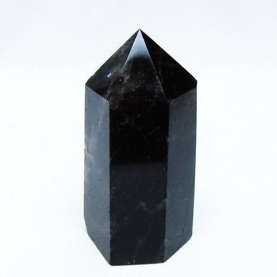 モリオン 黒水晶 六角柱 ポイント 142-10643