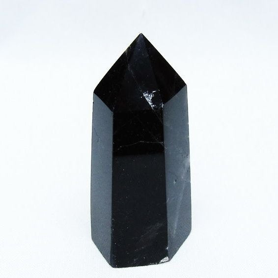 モリオン 黒水晶 六角柱 ポイント 142-10644