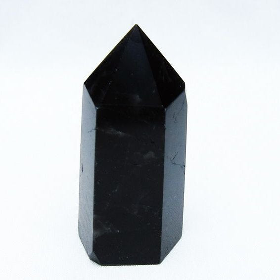 黒水晶 モリオン 六角柱 ポイント 142-10662