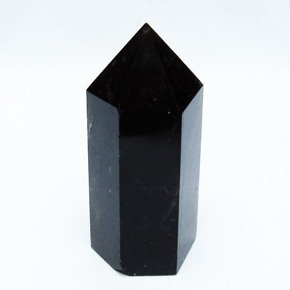 黒水晶 モリオン 六角柱 ポイント 142-10665
