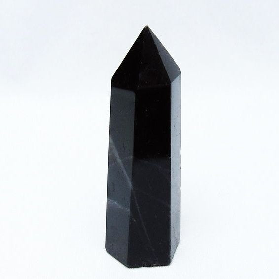 黒水晶 モリオン 六角柱 ポイント 142-10670