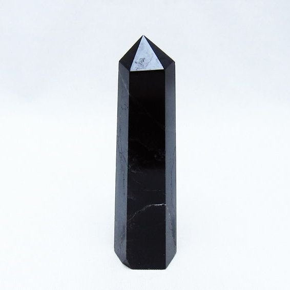 黒水晶 モリオン 六角柱 ポイント 142-10672
