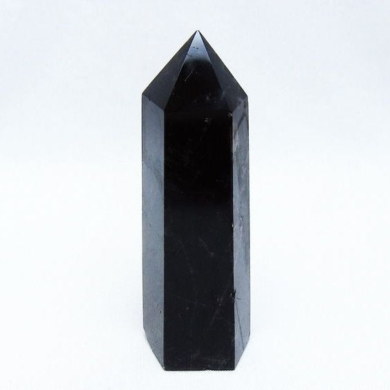黒水晶 モリオン 六角柱 ポイント 142-10674