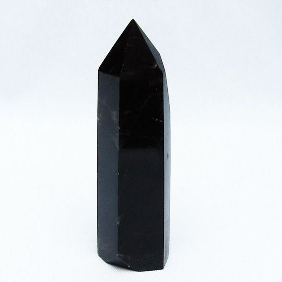 黒水晶 モリオン 六角柱 ポイント 142-10682