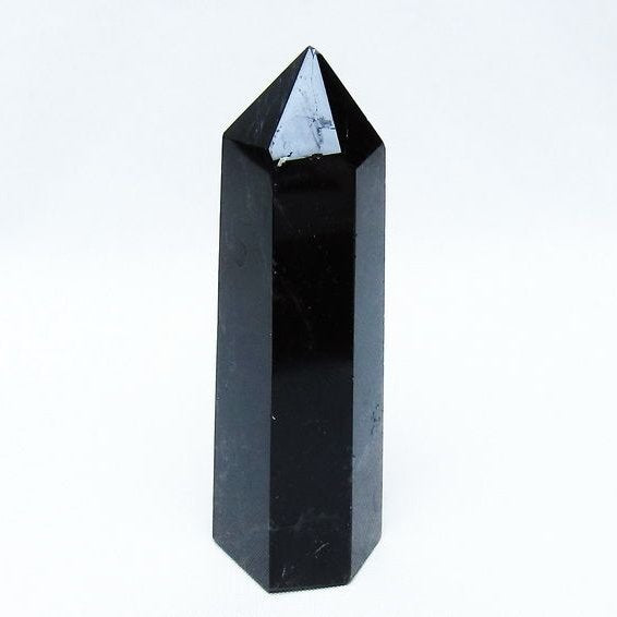 黒水晶 モリオン 六角柱 ポイント 142-10683