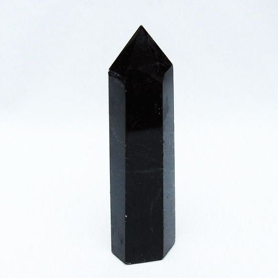 黒水晶 モリオン 六角柱 ポイント 142-10685