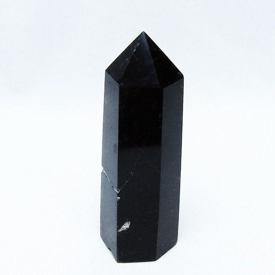 モリオン 六角柱 黒水晶 ポイント 142-10688