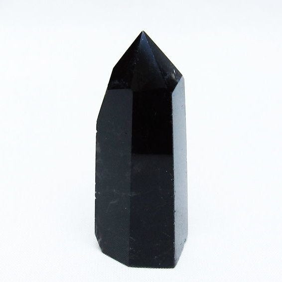 モリオン 六角柱 黒水晶 ポイント 142-10706
