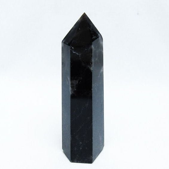 モリオン 六角柱 黒水晶 ポイント 142-10715