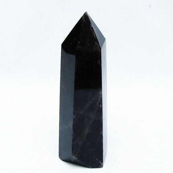 モリオン 六角柱 黒水晶 ポイント 142-10716