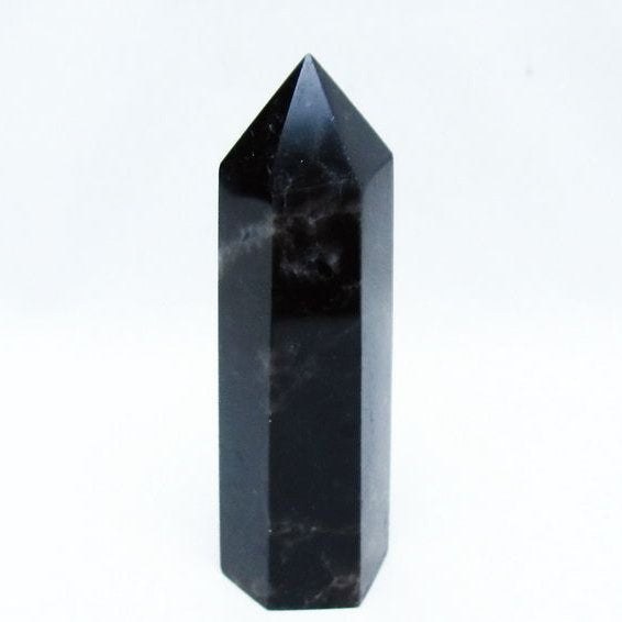 モリオン 六角柱 黒水晶 ポイント 142-10721