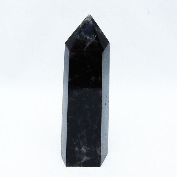モリオン 六角柱 黒水晶 ポイント 142-10722