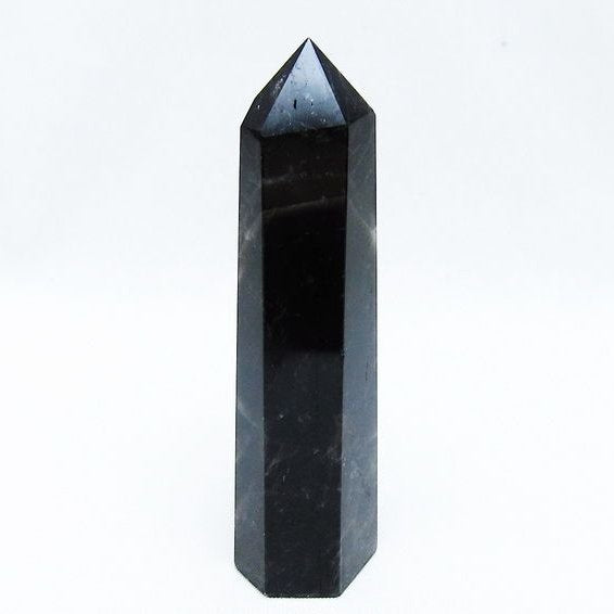 モリオン 六角柱 黒水晶 ポイント 142-10724
