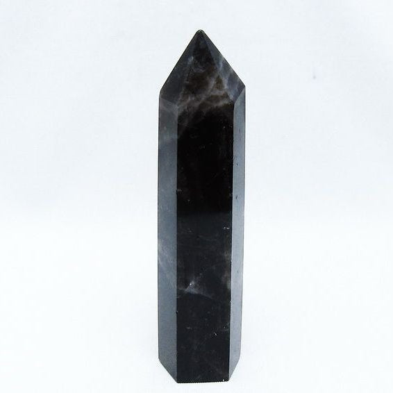 モリオン ポイント 黒水晶 六角柱 142-10730