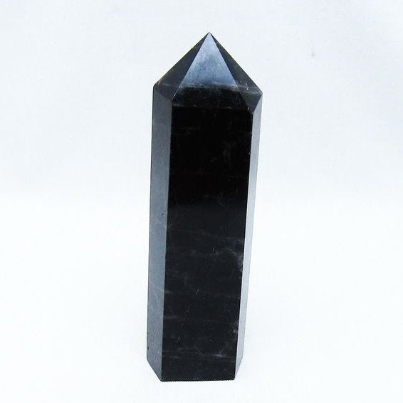 モリオン ポイント 黒水晶 六角柱 142-10739