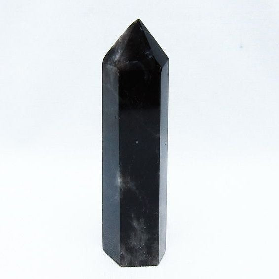 モリオン ポイント 黒水晶 六角柱 142-10740