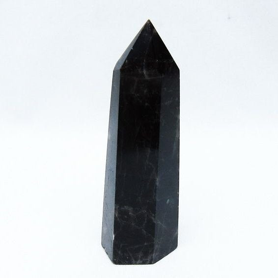 モリオン ポイント 黒水晶 六角柱 142-10744