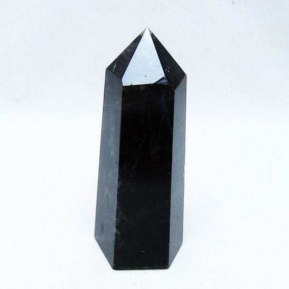 モリオン ポイント 黒水晶 六角柱 142-10747