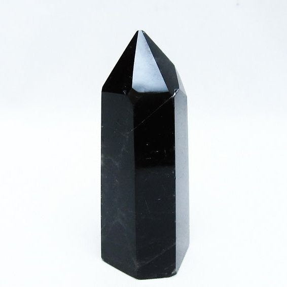 モリオン ポイント 黒水晶 六角柱 142-10752