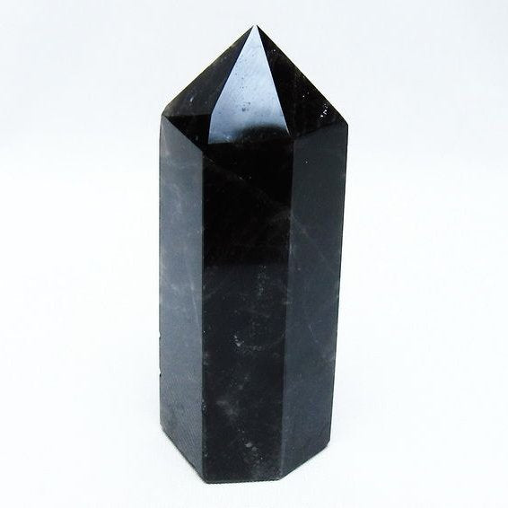 モリオン ポイント 黒水晶 六角柱 142-10753