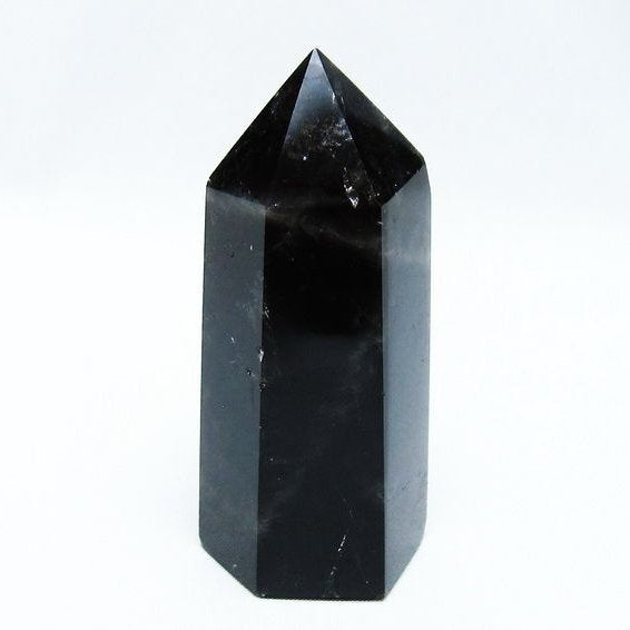 モリオン ポイント 黒水晶 六角柱 142-10754