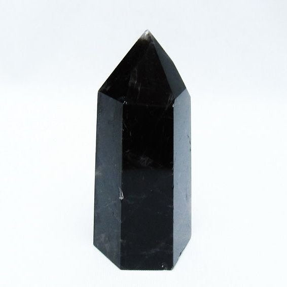 モリオン ポイント 黒水晶 六角柱 142-10755